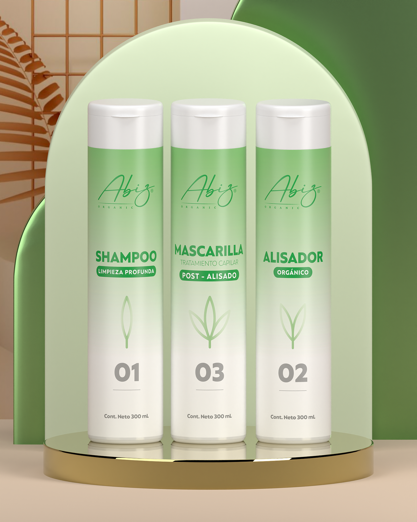 Kit Alisado Orgánico Abiz 300 ml