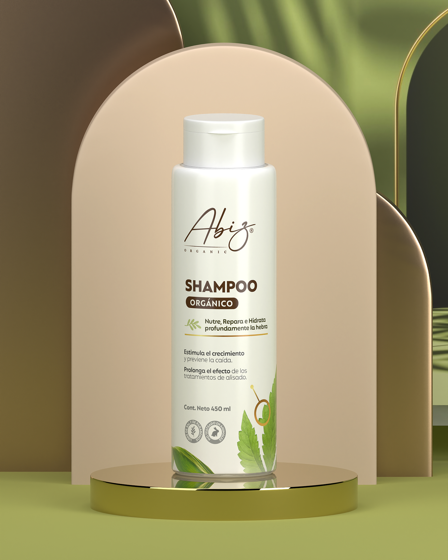 Shampoo Orgánico Post Cuidado 450 ml